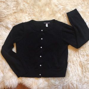 Xtraordinary sweater black with sparkles, 12-14 Lg